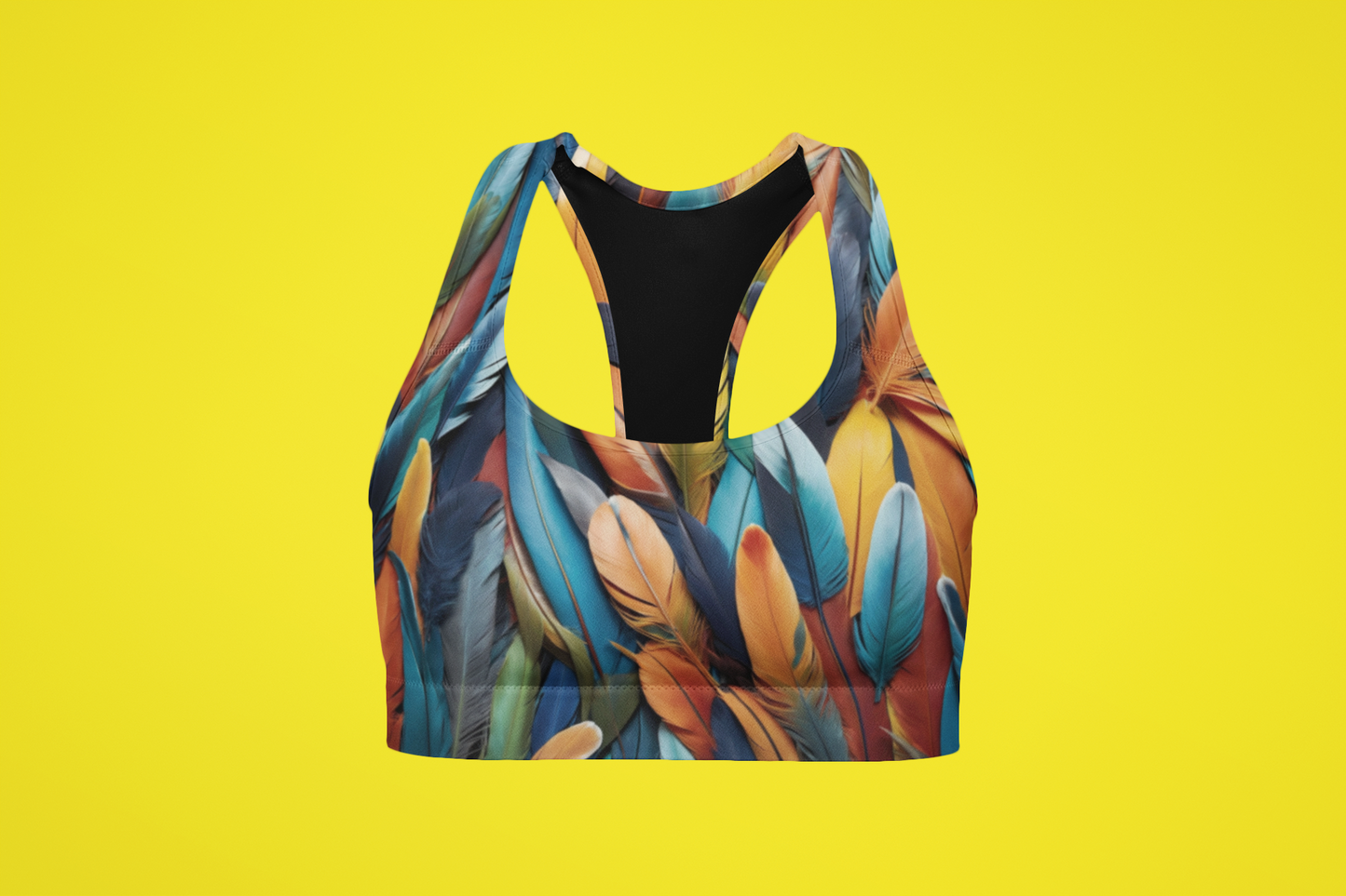 Bold Tropics Feather Bra