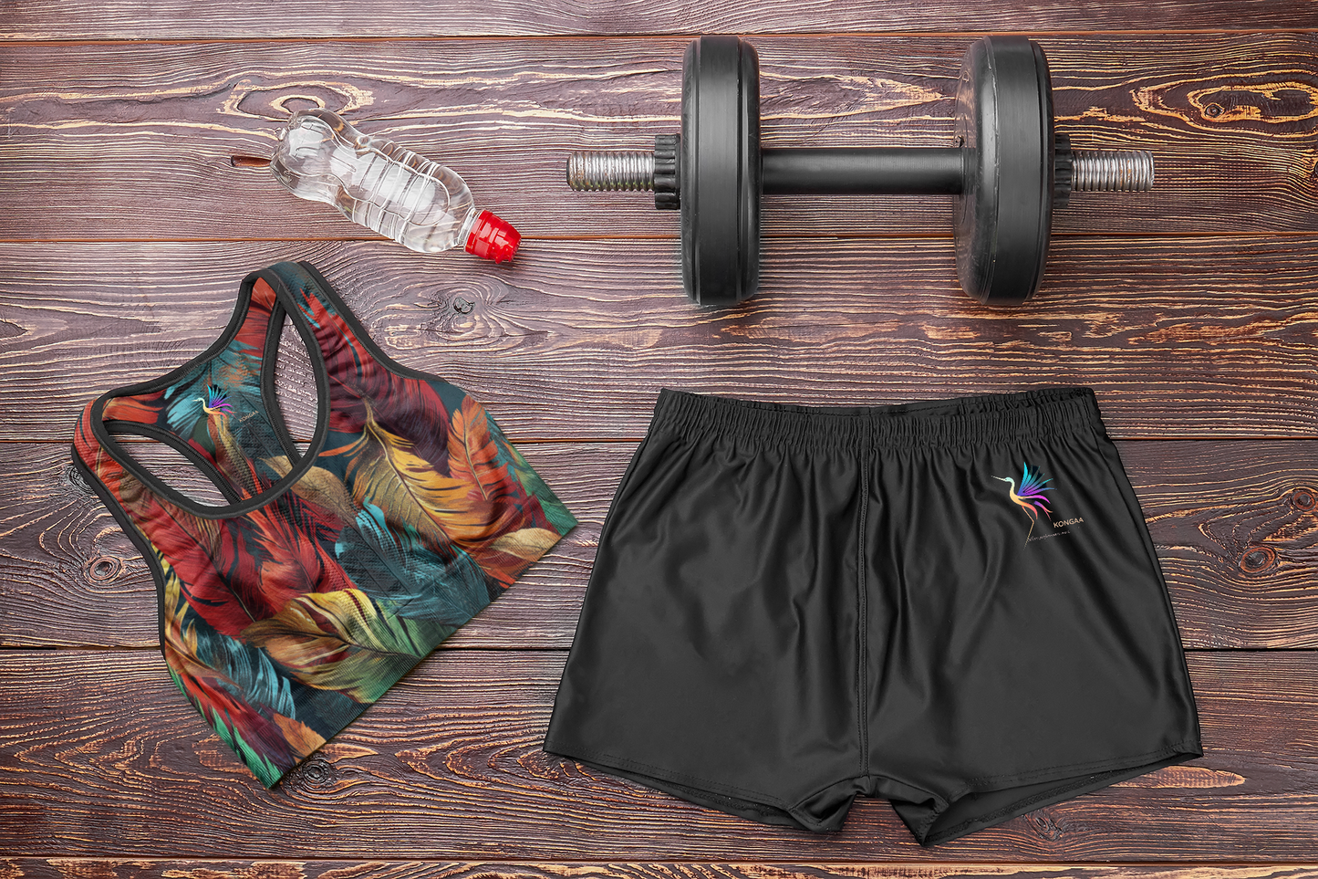 Ember Rainforest Feather Bra